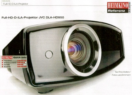 Heimkino Event und Heimkino Highlight JVC D-ILA Projektor DLA-HD950 auf der Highend in München 2010